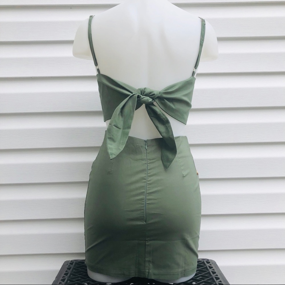 NEW Olive Green Two Piece Outfit - Picture 8 of 8